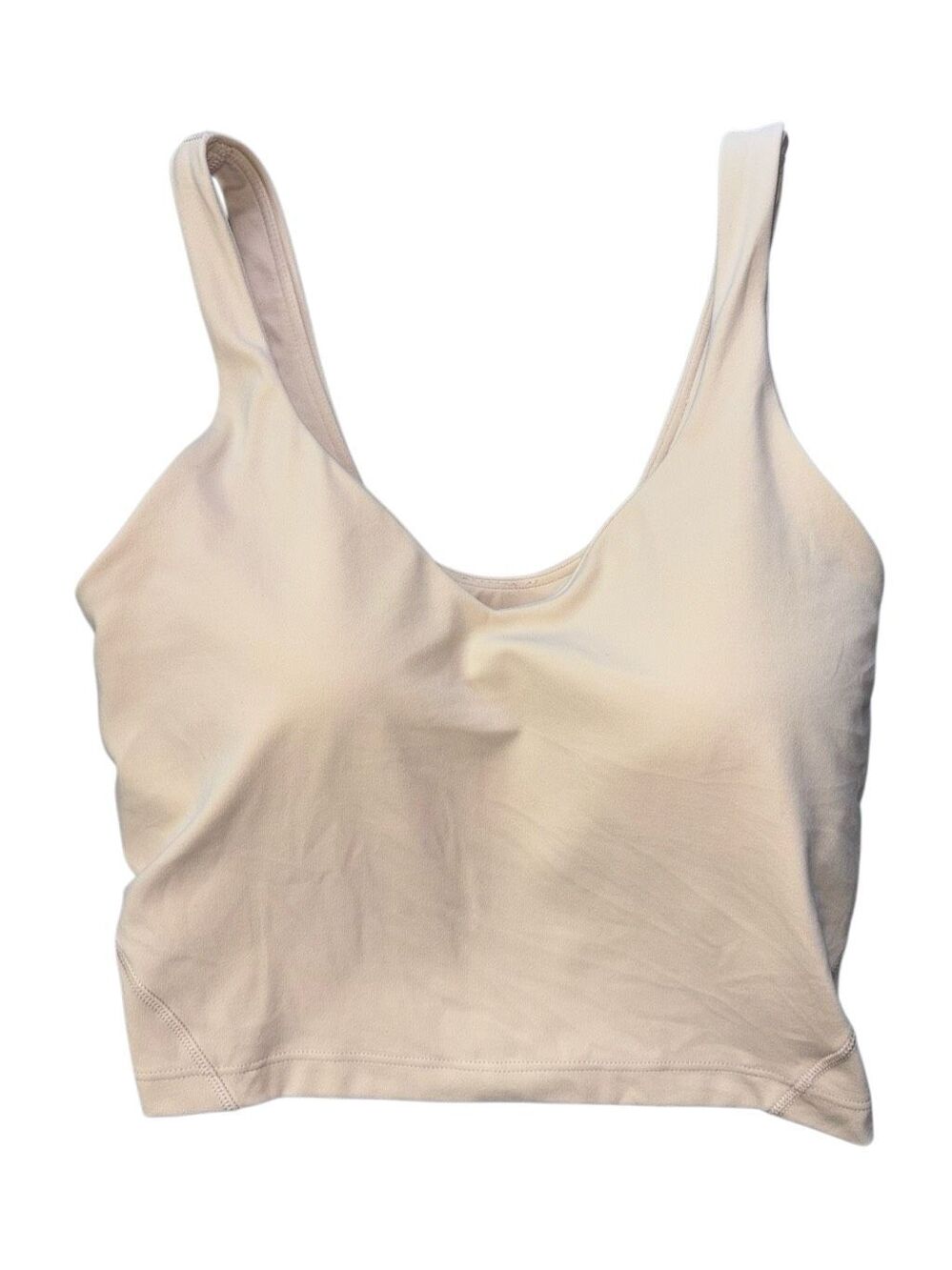lululemon Align Tank Top Light Support, A/B Cup pale yellow size 4